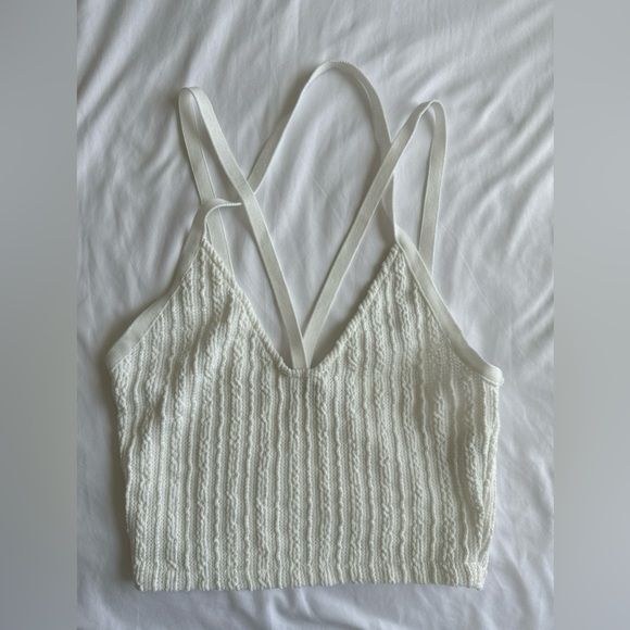 zara white crochet top - Picture 1 of 3